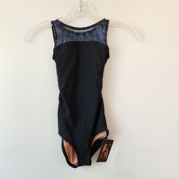 SoKali Dancewear Girl's S Black Dance Class Convention Competition Photoshoot - Picture 1 of 14